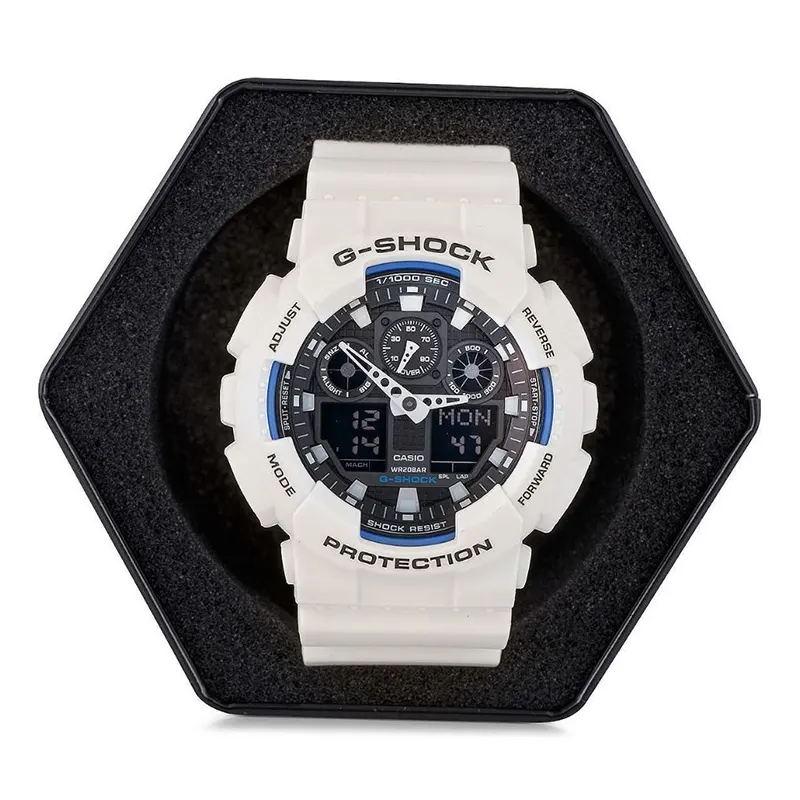 Casio G-Shock Dual-time Simple Men's Watch- GA-100B-7A